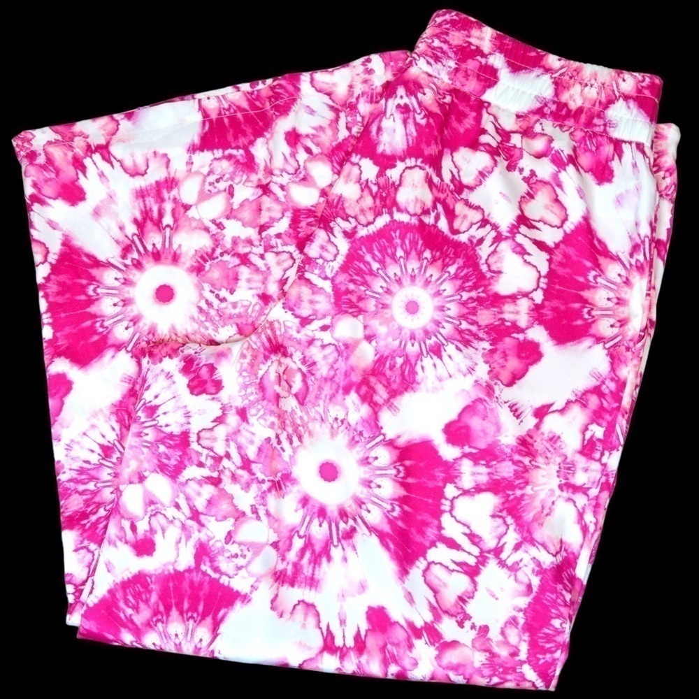 Ade Samuel for INC Printed Wide-Leg Trousers,‎ Daphne Dye Pink Floral Size XXXL - Picture 8 of 8